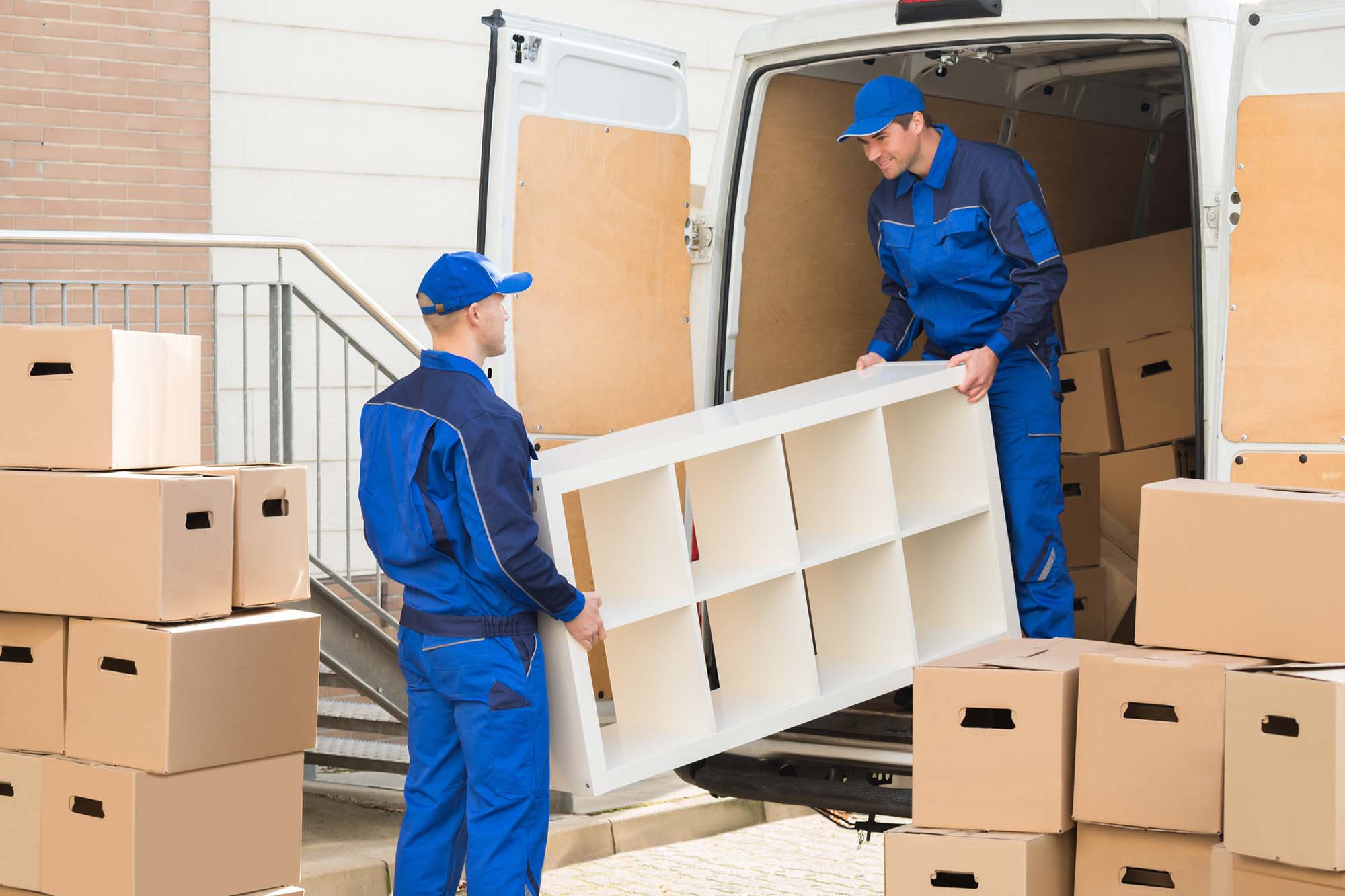 Loading a van